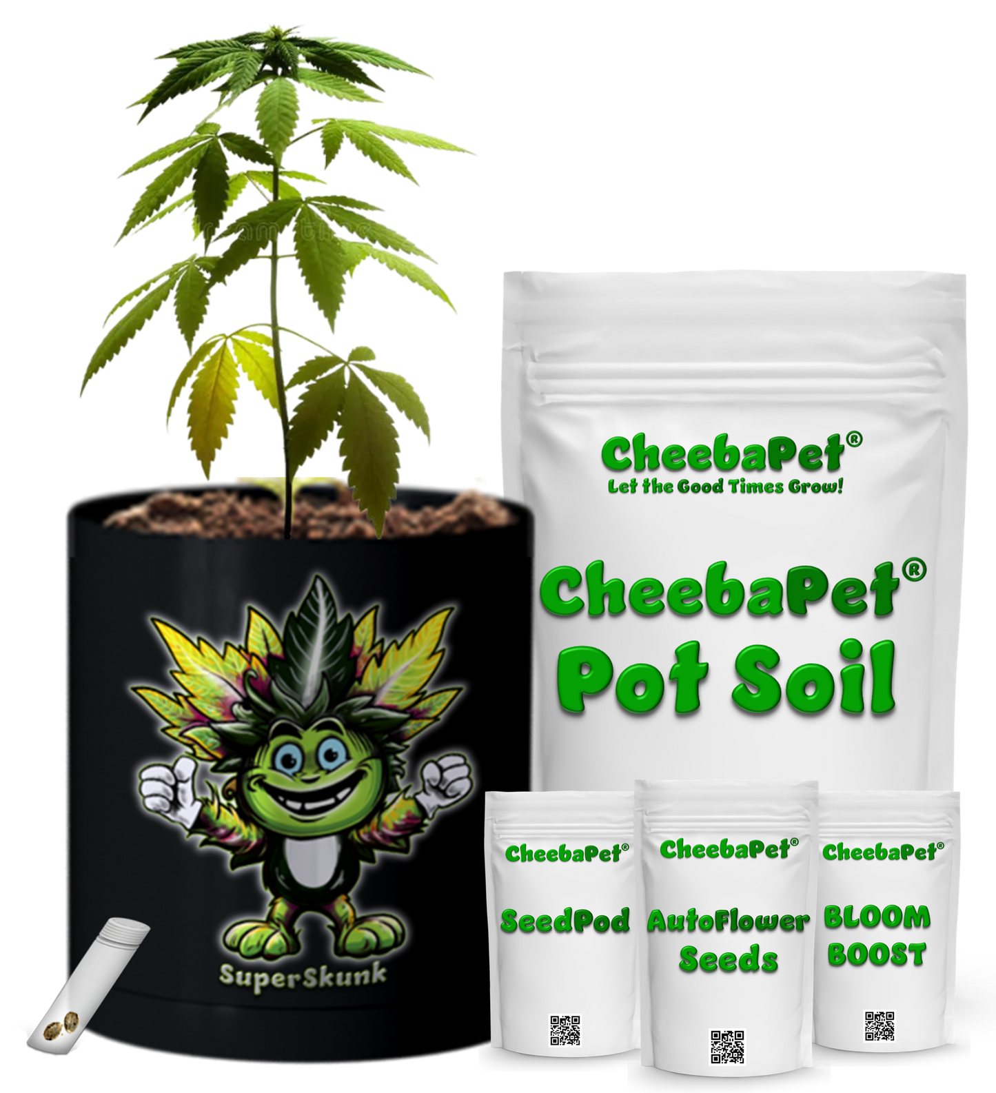 CheebaPet Planter Kit - SuperSkunk