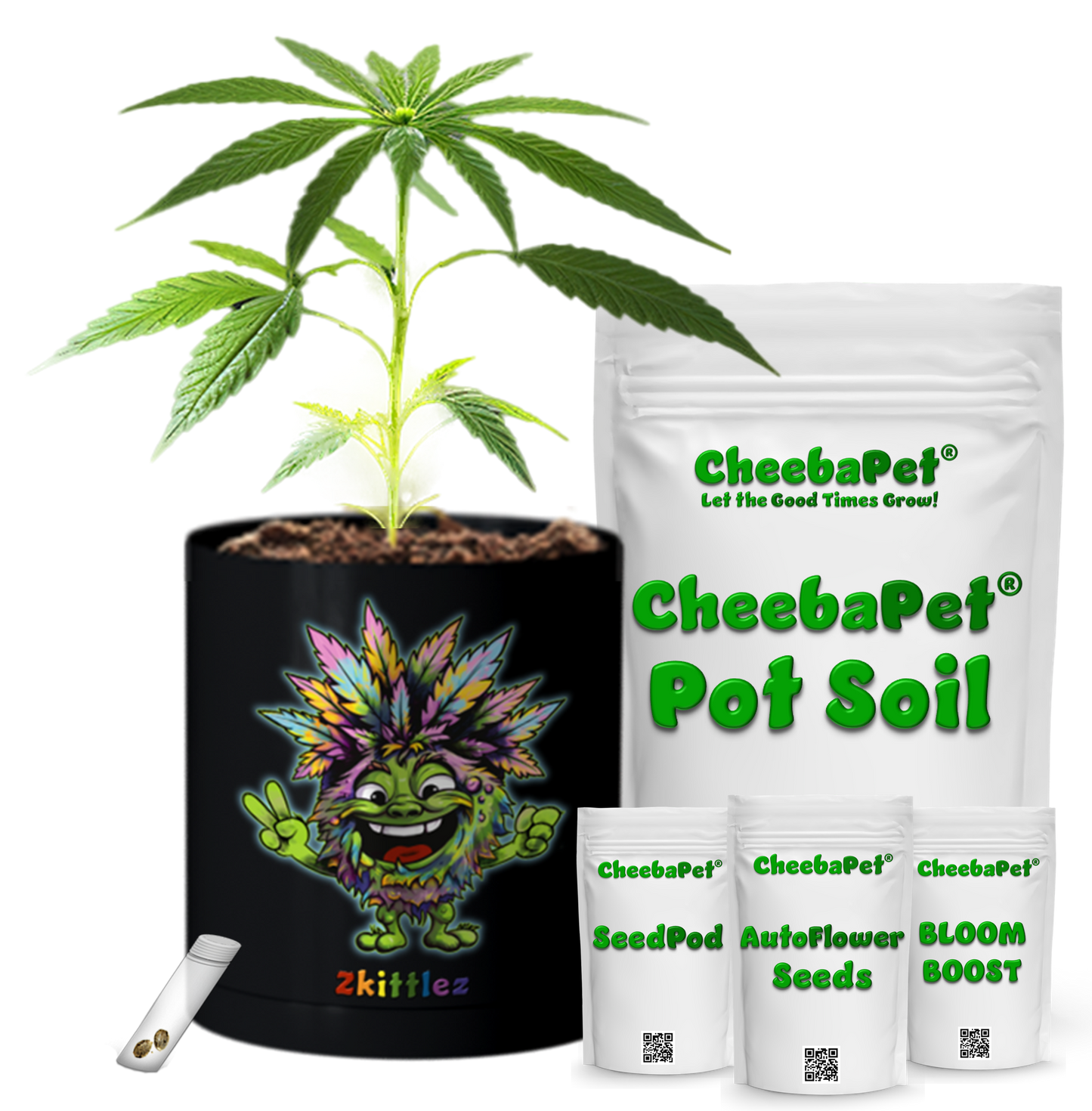CheebaPet Planter Kit - Zkittlez